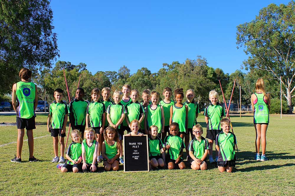 Hilbert Park and The Avenue Little Athletics Sponsorship